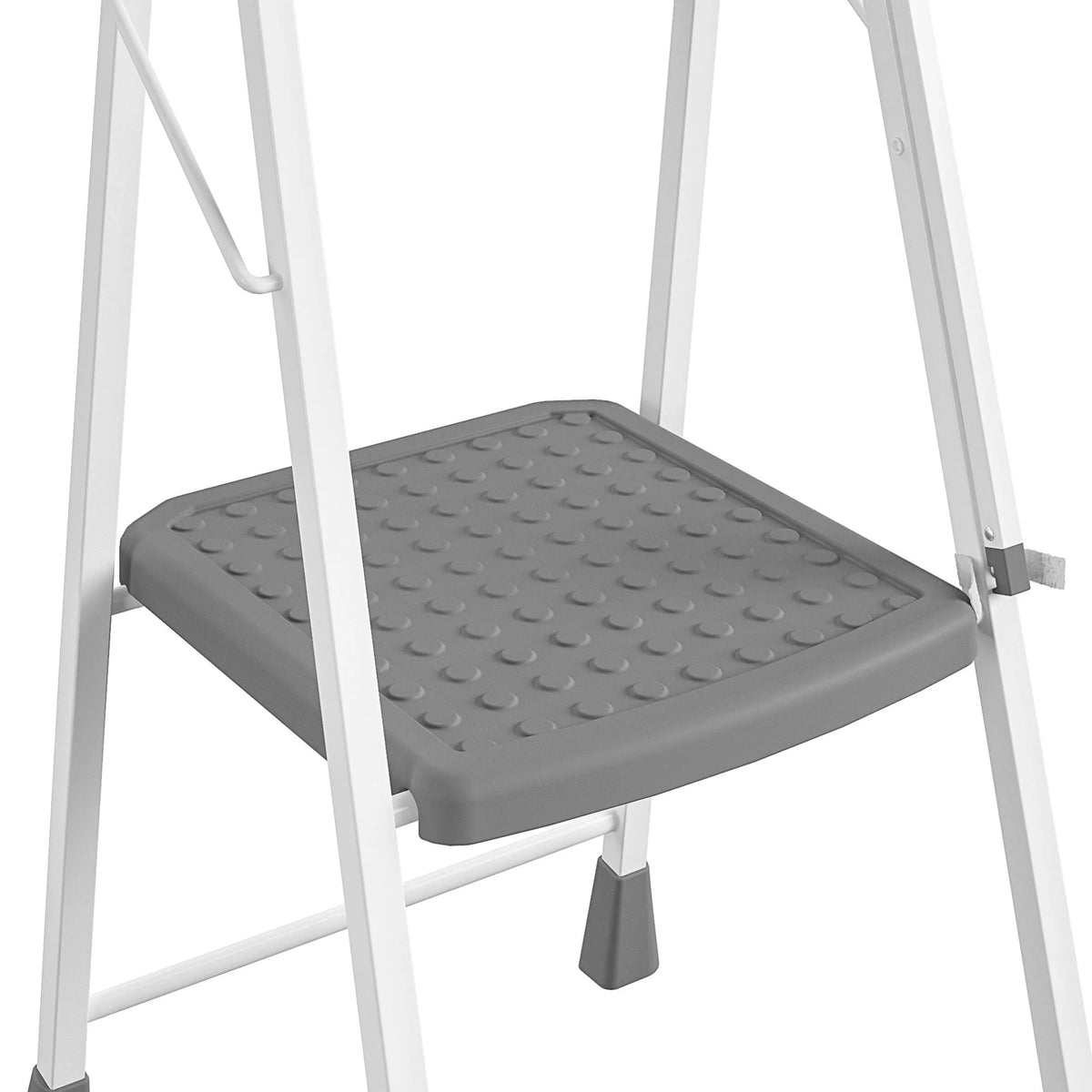 COSCO 2-Step Kitchen Stepper Adult Folding Step Stool, Kids Folding Helper (Steel/Resin)