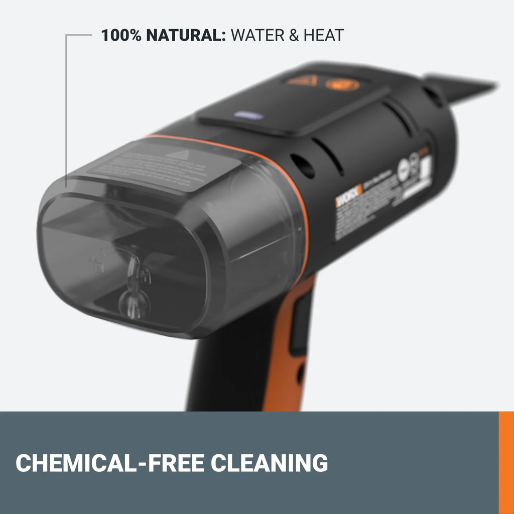 Worx WX770L 20V SteamStorm Battery Powered Cordless Handheld Steam Cleaner