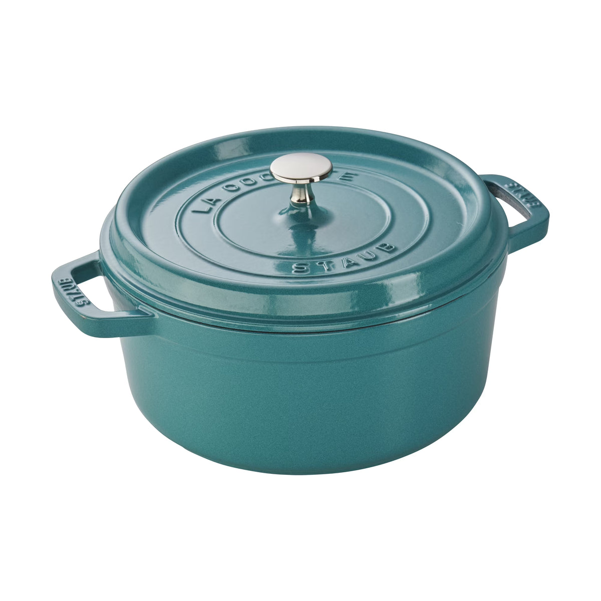 Staub Cast Iron 4-qt Round Cocotte - Matte Black