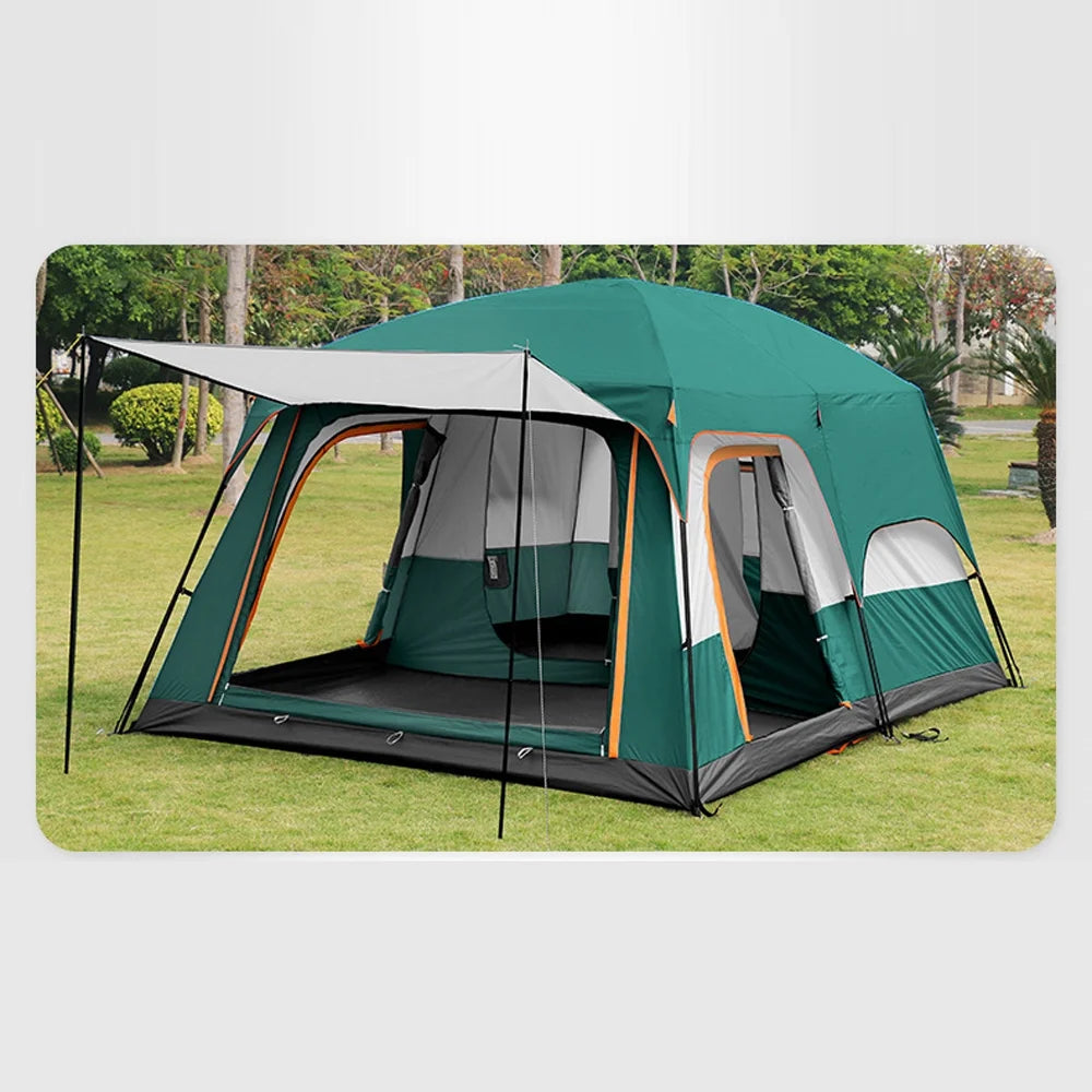 Eccomum 12-Person Family Cabin Tent with Divided Curtains