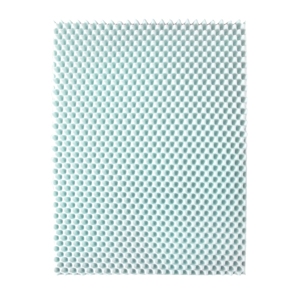 Mellow 4" Cooling Gel Egg Crate Memory Foam Mattress Topper, Queen