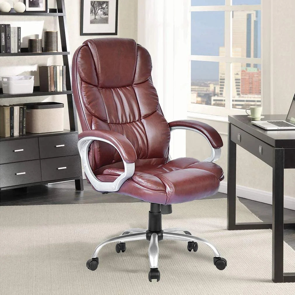 BestOffice Ergonomic Office Chair, Lumbar Support, Rolling Swivel for Men, Women(Black)