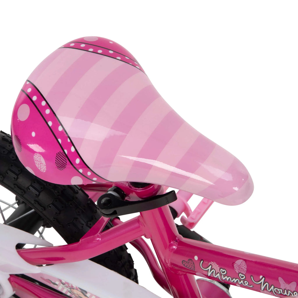12 in. Minnie Mouse Bike with Training-Wheels for Girl's, Pink by Huffy