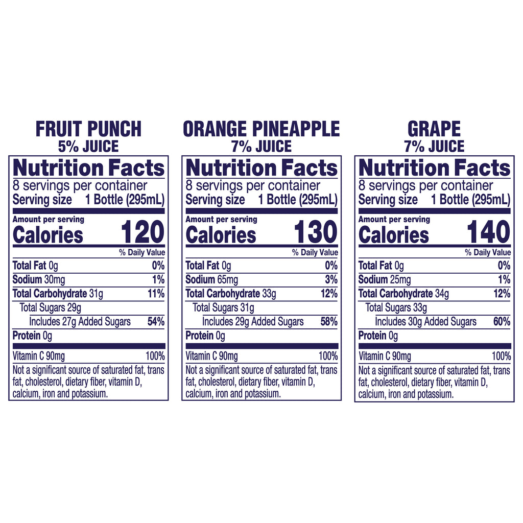 Welch's Juice Drink, Variety Pack, 10 fl oz, 24-count