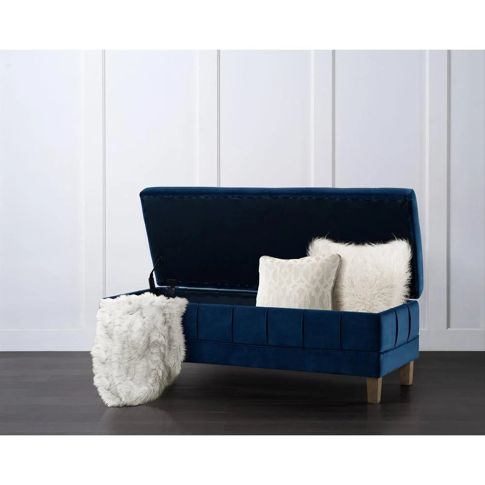 Picket House Furnishings Jude Tufted Storage Ottoman