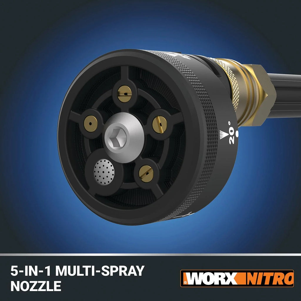 Worx Nitro 710 MSI 20V Brushless Hydro shot Plus Portable Power Cleaner