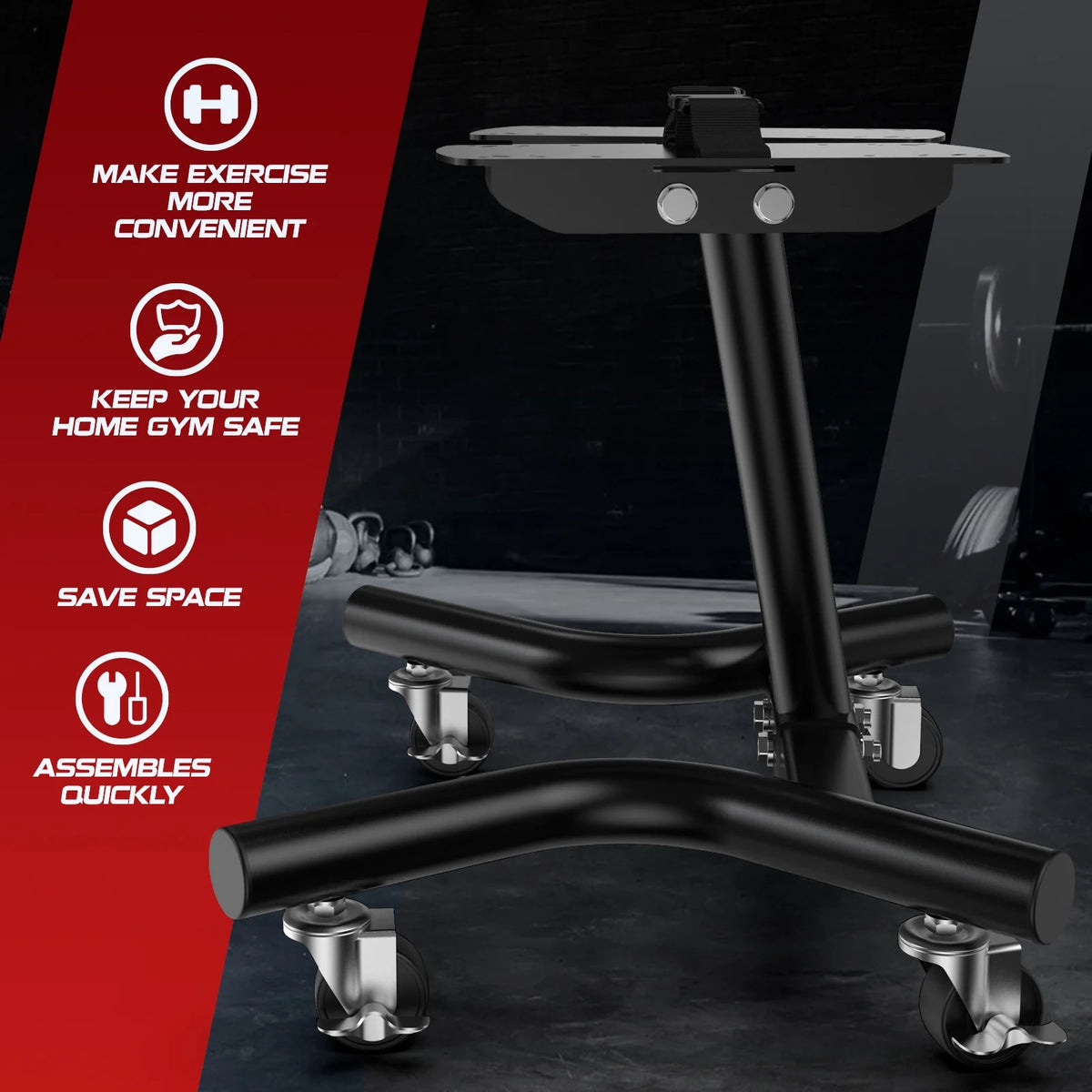 (1 Pair) LNOW 50lbs Quick Select Adjustable Dumbbells for Home Gym 5 in 1 Free Weights 5/10/15/20/25lb/50lb Dumbbell with Anti-Slip Handle, Suitable for Home Gym Exercise Equipment