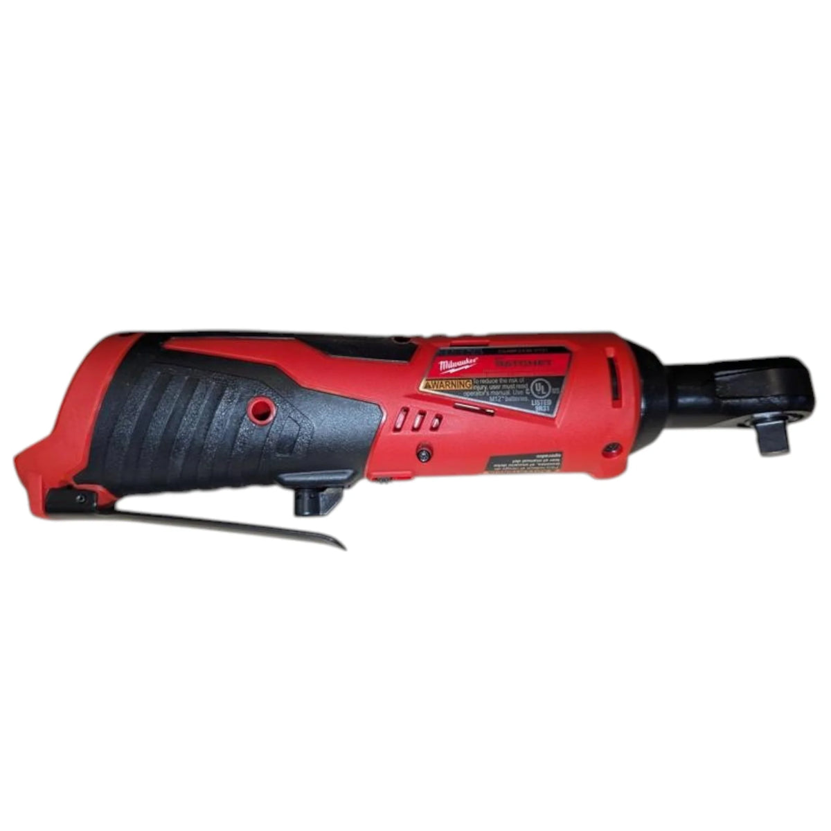 Milwaukee M12 12V Cordless 3/8 in. Ratchet Tool Kit Includes REDLITHIUM Battery, Charger & Case - Model 2457-21