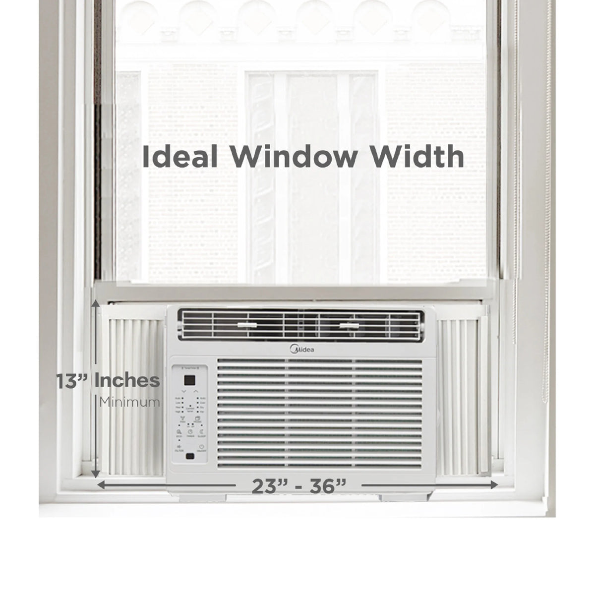 Midea 5,000 BTU Window Air Conditioner, 150 Sq. Ft., White, New