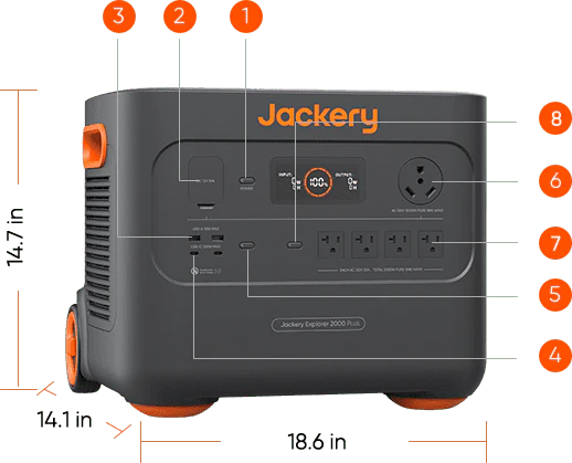 Jackery Explorer 2000 Plus + SolarSaga 200W x2