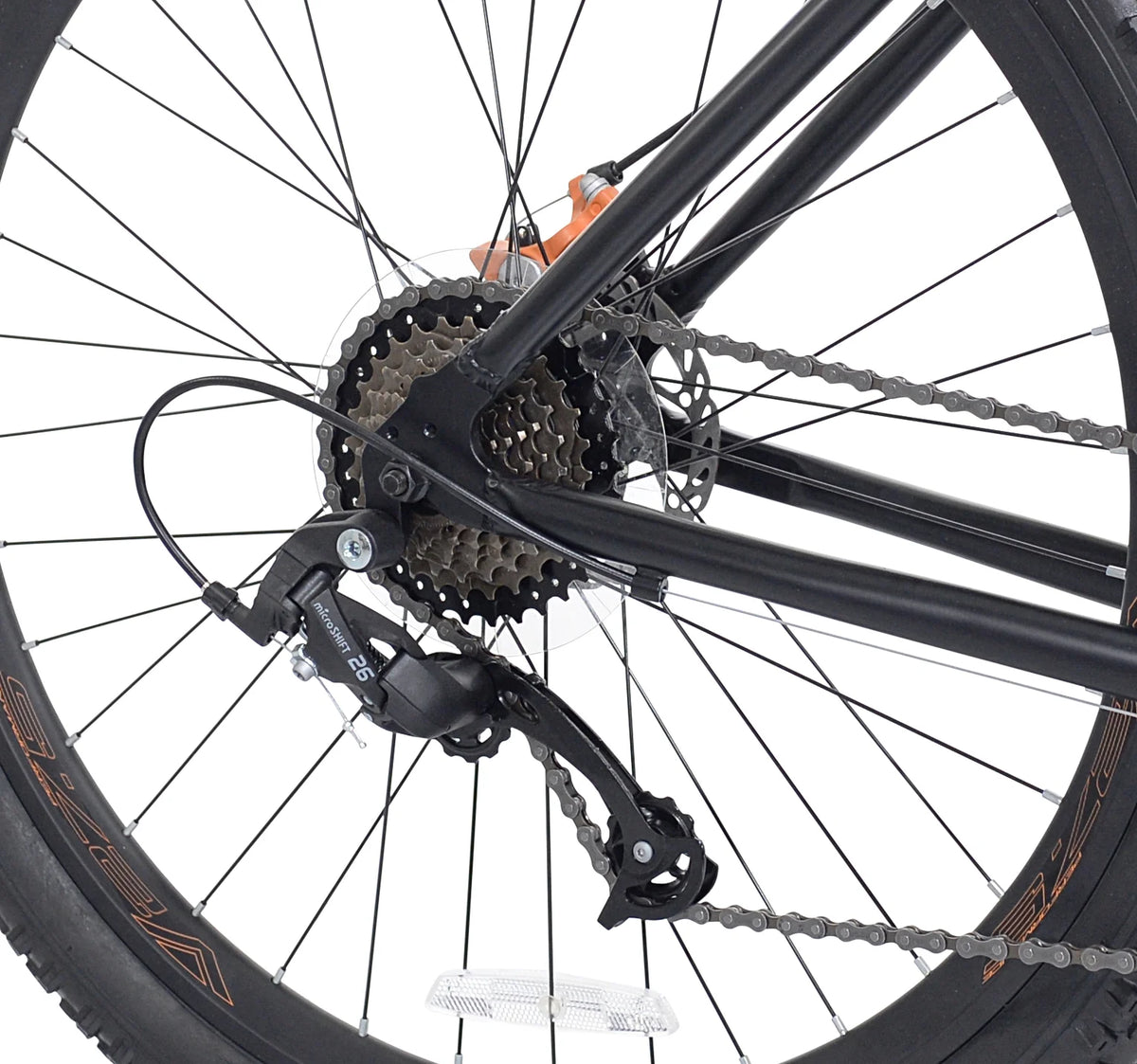 Ozark Trail 27.5" Vibe Mountain Bicycle, Small Frame, Fits Riders 5'0" - 5'6", Black, Adult, Unisex