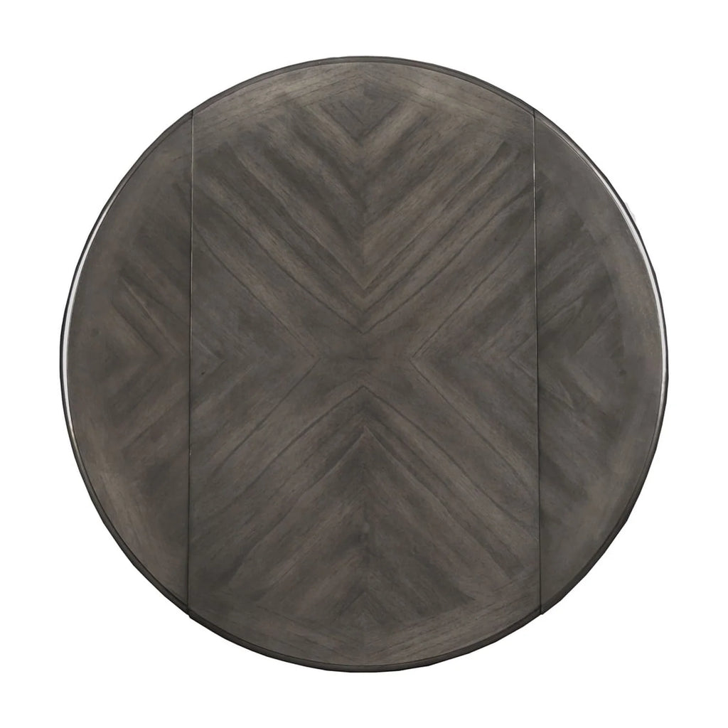 New Classic Gia 3 Piece Contemporary Rubberwood Dining Table Set, Gray