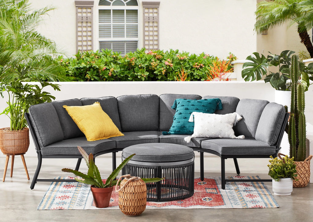 Mainstays Lawson Ridge 3-Piece Curved Sectional Set
