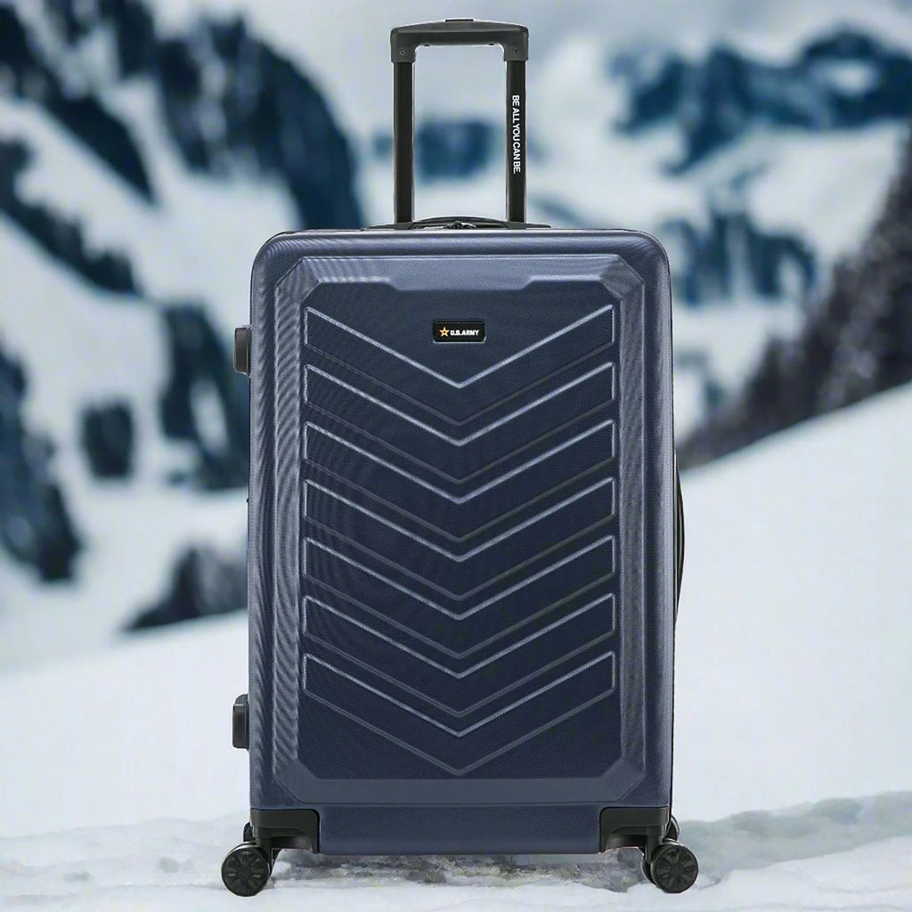 US ARMY FOX 28" Large Suitcase Black