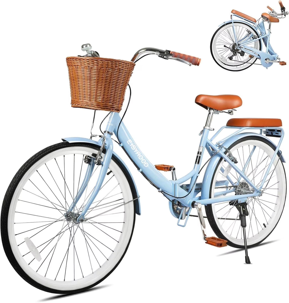 Gaonala 26 inch Womens 7-Speed Pink Cruiser bicycles a versatile family bike and womens beach bikes for urban commutes and leisure