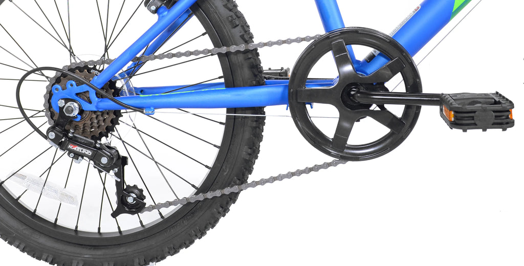 20" Crossfire 6-Speed Boy's Mountain Bike, Blue/Green