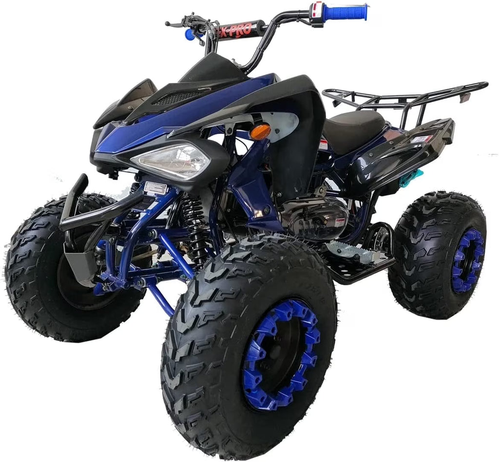X-Pro Brand New 200cc Gas ATV, Automatic Transmission with Reverse LED Headlights Big 23"/22" Tires