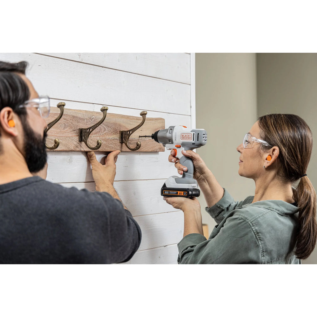 BLACK+DECKER 20V MAX* Matrix Cordless Combo Kit, 6-Tool, White And Orange, (BDCDMT1206KITWC)