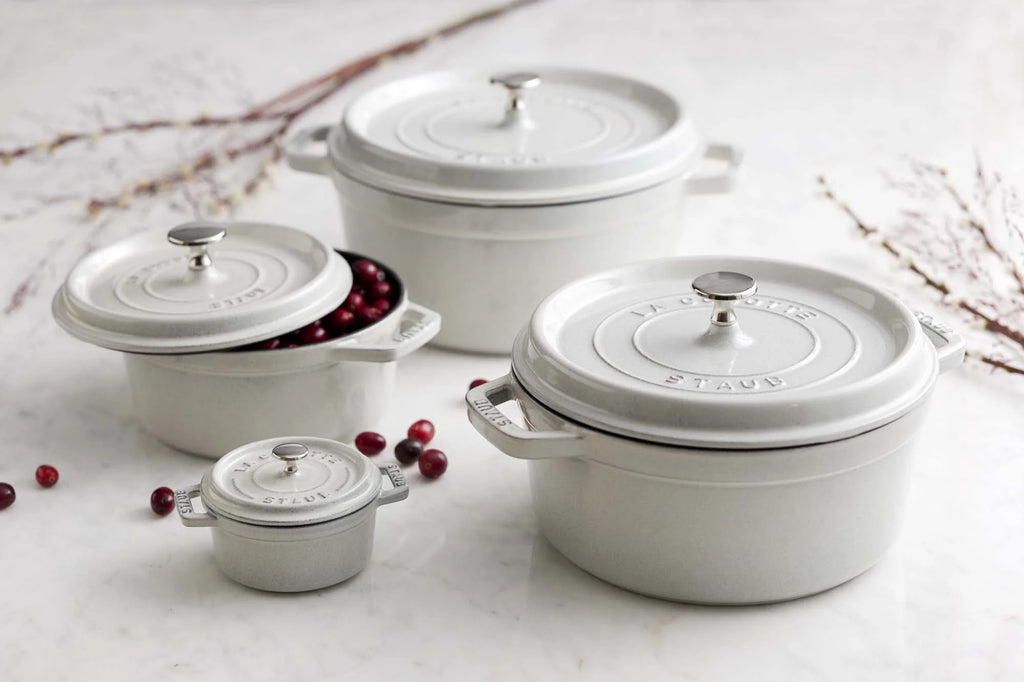 Staub Cast Iron 2.75-qt Round Cocotte - Basil