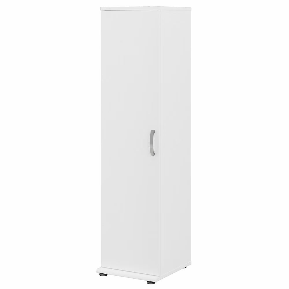 Universal Tall Narrow Storage Cabinet in Platinum Gray - Engineered Wood