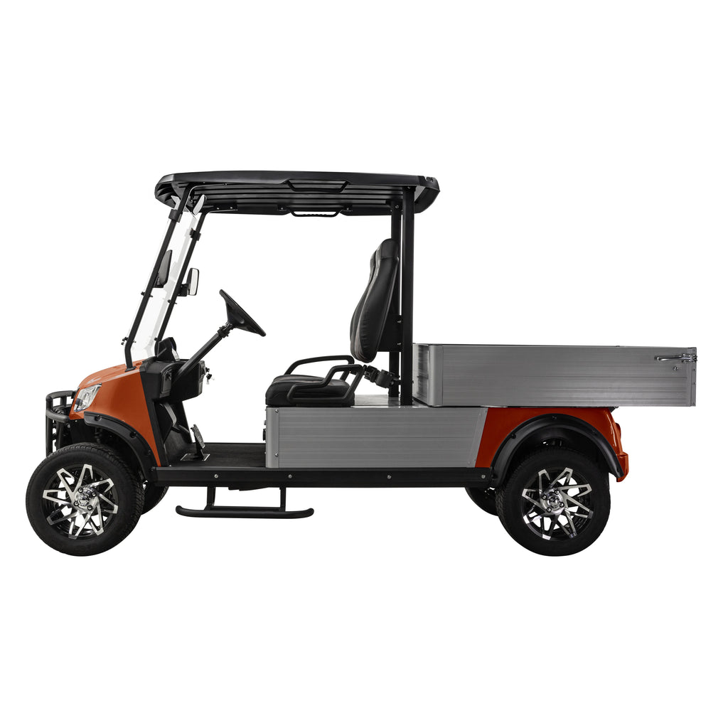 Massimo MVR Cargo Max Electric Utility Golf Cart 48V 5kW Motor - Blue