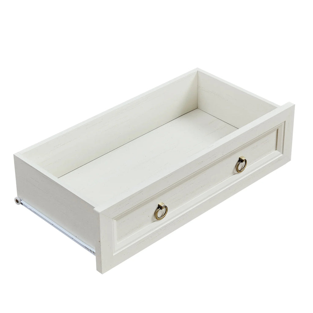 HIUU Farmhouse 8 Drawers Dresser,54 Inch Wide Rustic Wood Dressers & Chest of Drawers for Living Room, Bedroom, Hallway, Closet, Office, Antique White