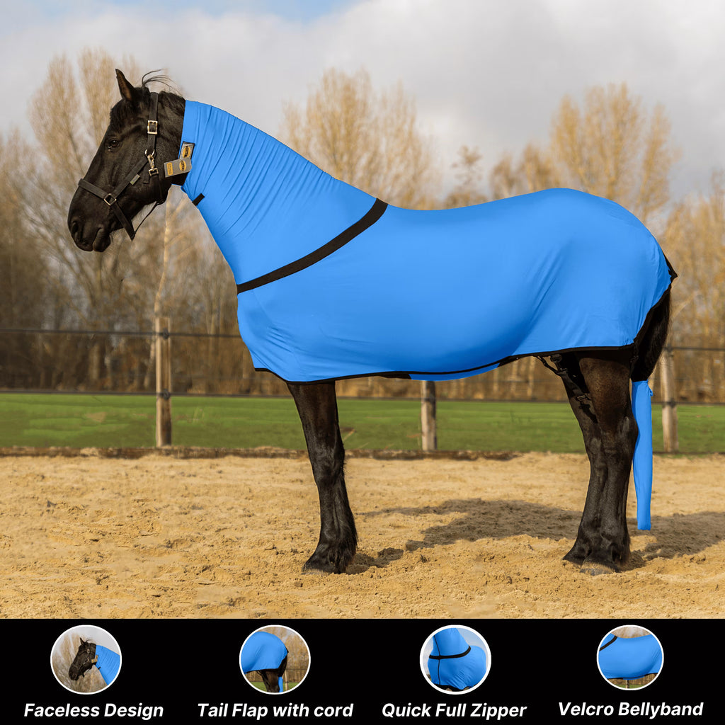Premium Horse Full Body Slinky - Full Zipper & Faceless - Lycra Material - Available in 11 Colors