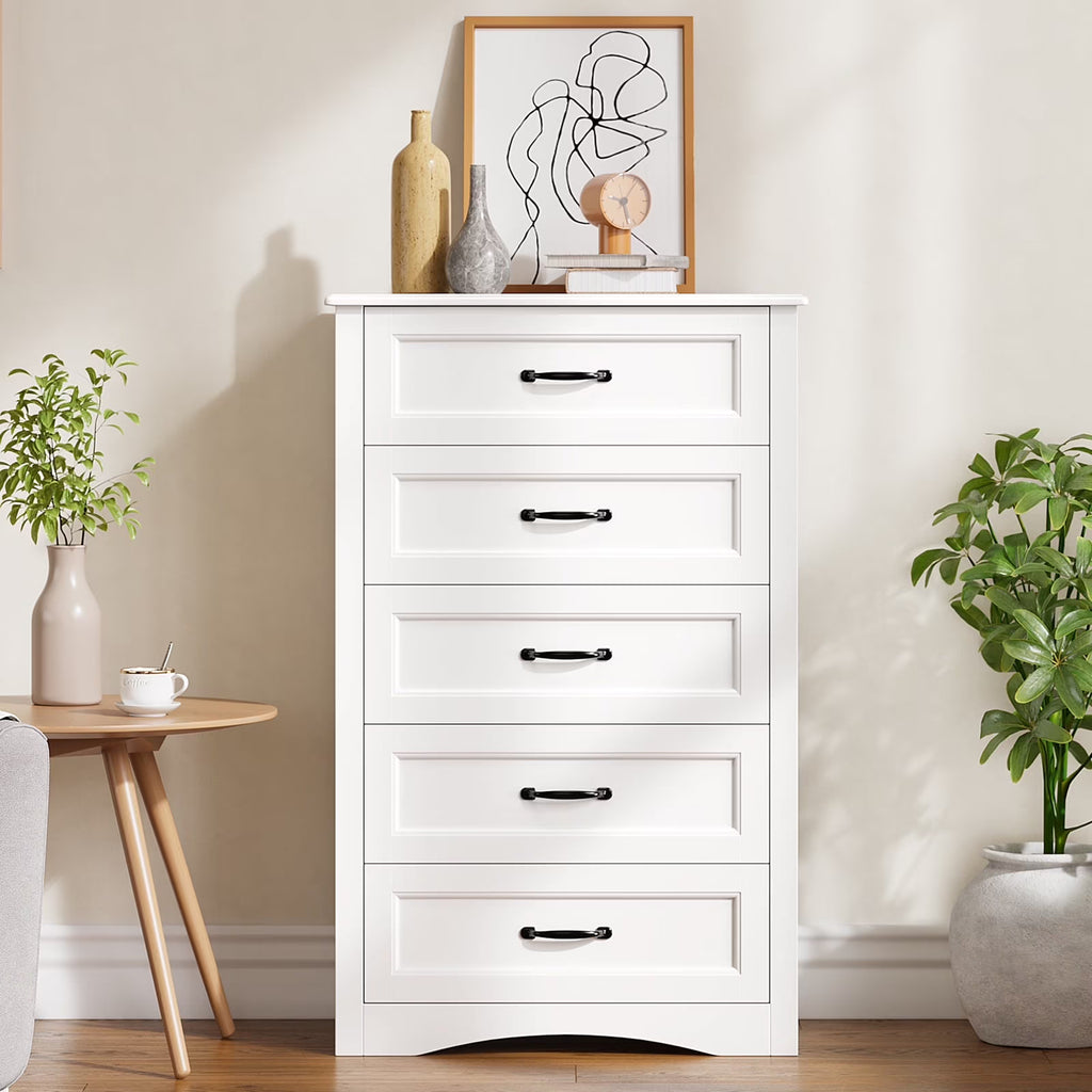 Dresser for Bedroom, Lofka 6-Drawer Wood Dresser with Anti-Tip Safety for Closet| Living Room