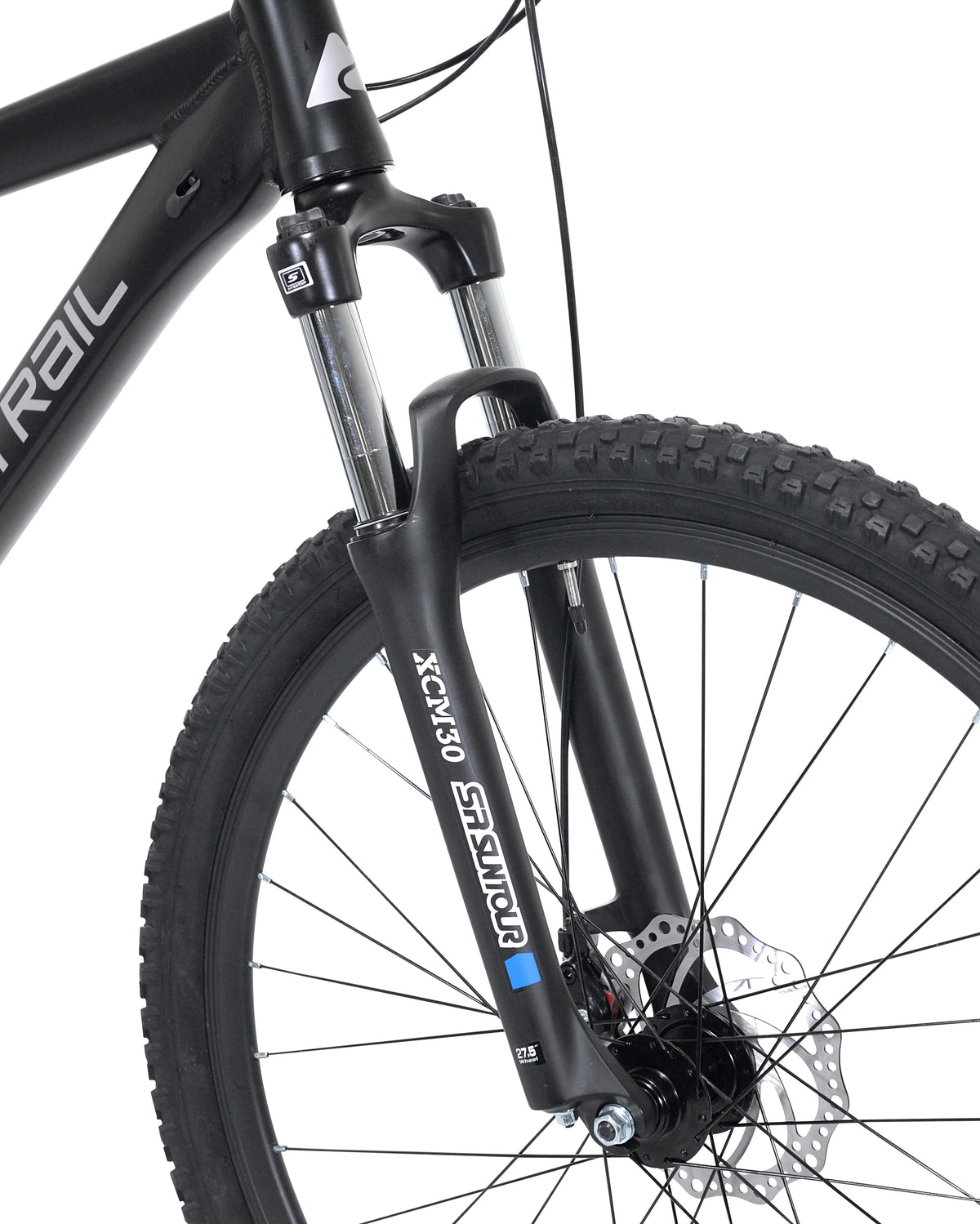 Ozark Trail 27.5" Vibe Mountain Bicycle, Small Frame, Fits Riders 5'0" - 5'6", Black, Adult, Unisex