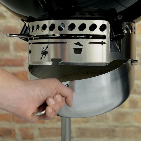 22 in. Performer Deluxe Charcoal Grill in Copper with Built-In Thermometer and Digital Timer