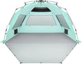 Large Pop Up Beach Tent Sun Shelter for 5-6 Person Portable Sun Shade Instant Tent