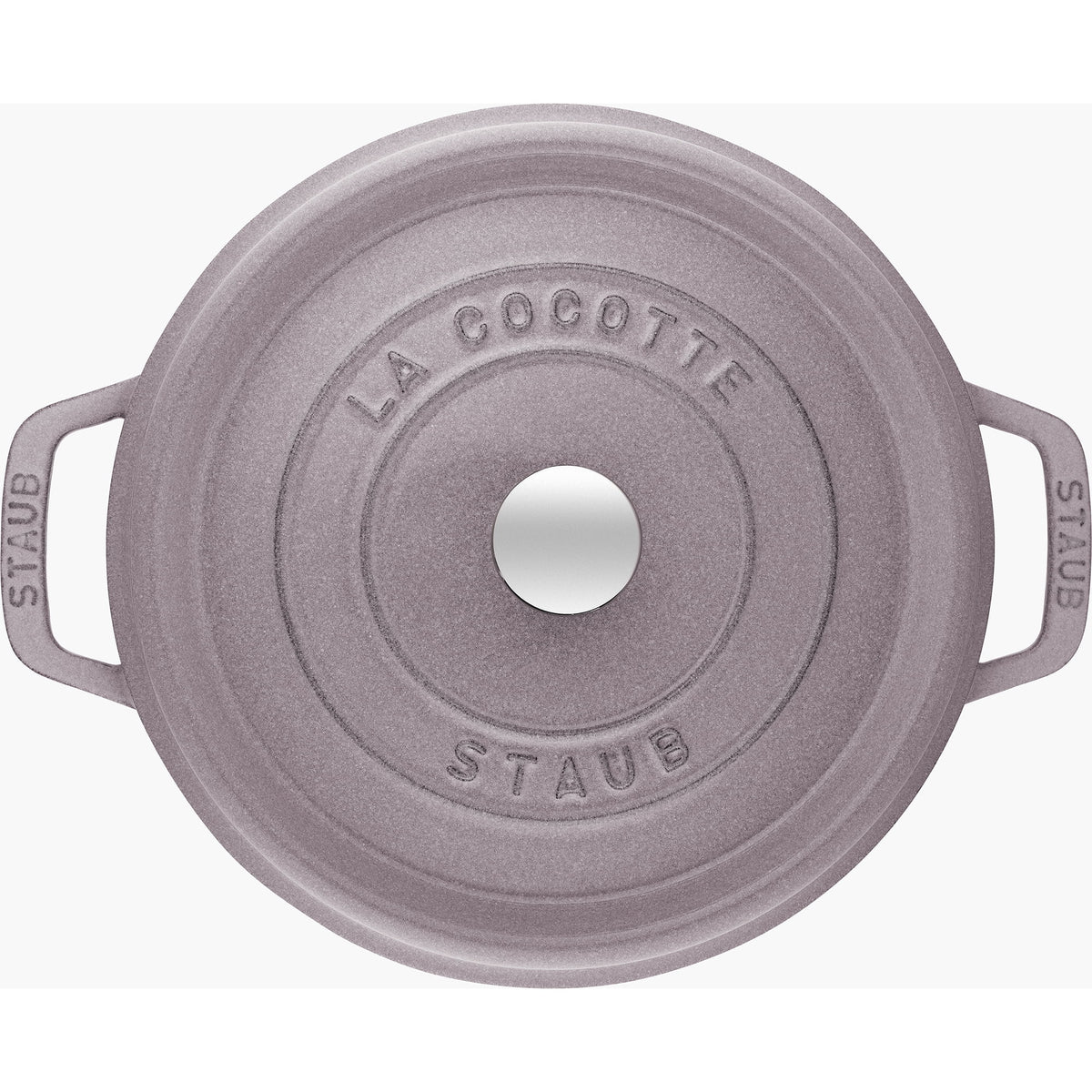 Staub Cast Iron 4-qt Round Cocotte - Matte Black
