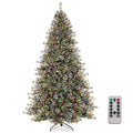 Costway 9 FT Artificial Christmas Tree with  360 Quick Power Connector 1714 Pine Needles