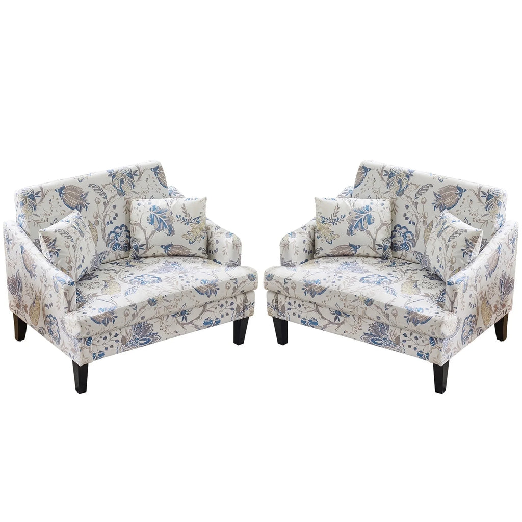 Bezseller Oversized Accent Chair with High Back, Armchair for Living Room or Bedroom, Beige