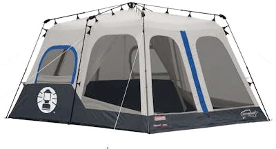 Coleman 8-Person Cabin Camping Tent with Instant Setup, Blue