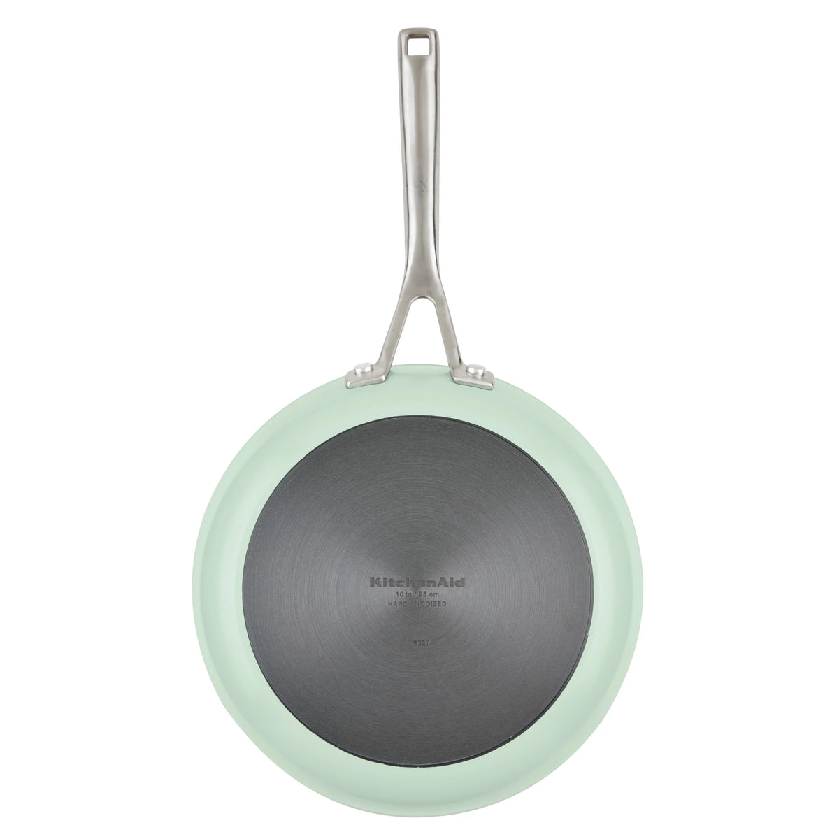 KitchenAid Hard Anodized 10 Pcs Ceramic Nonstick Cookware Pots and Pans Set, Oven Safe to 500F, Pistachio