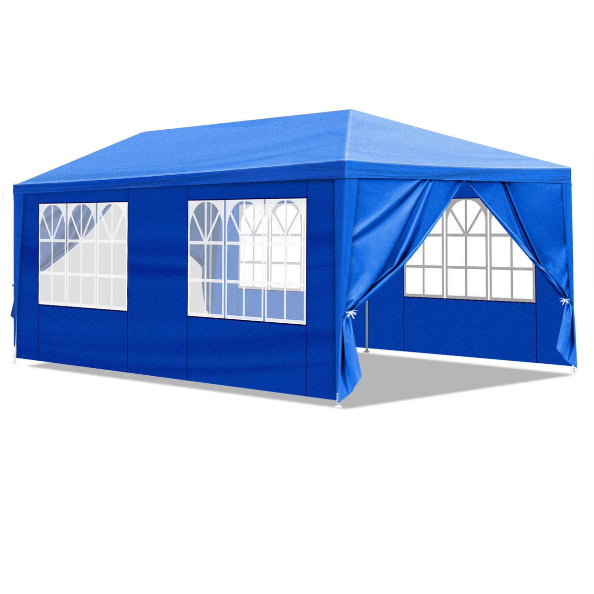 GoDecor 10'x20' Canopy Tent Garden Wedding Party Tent 6 Sidewall Blue