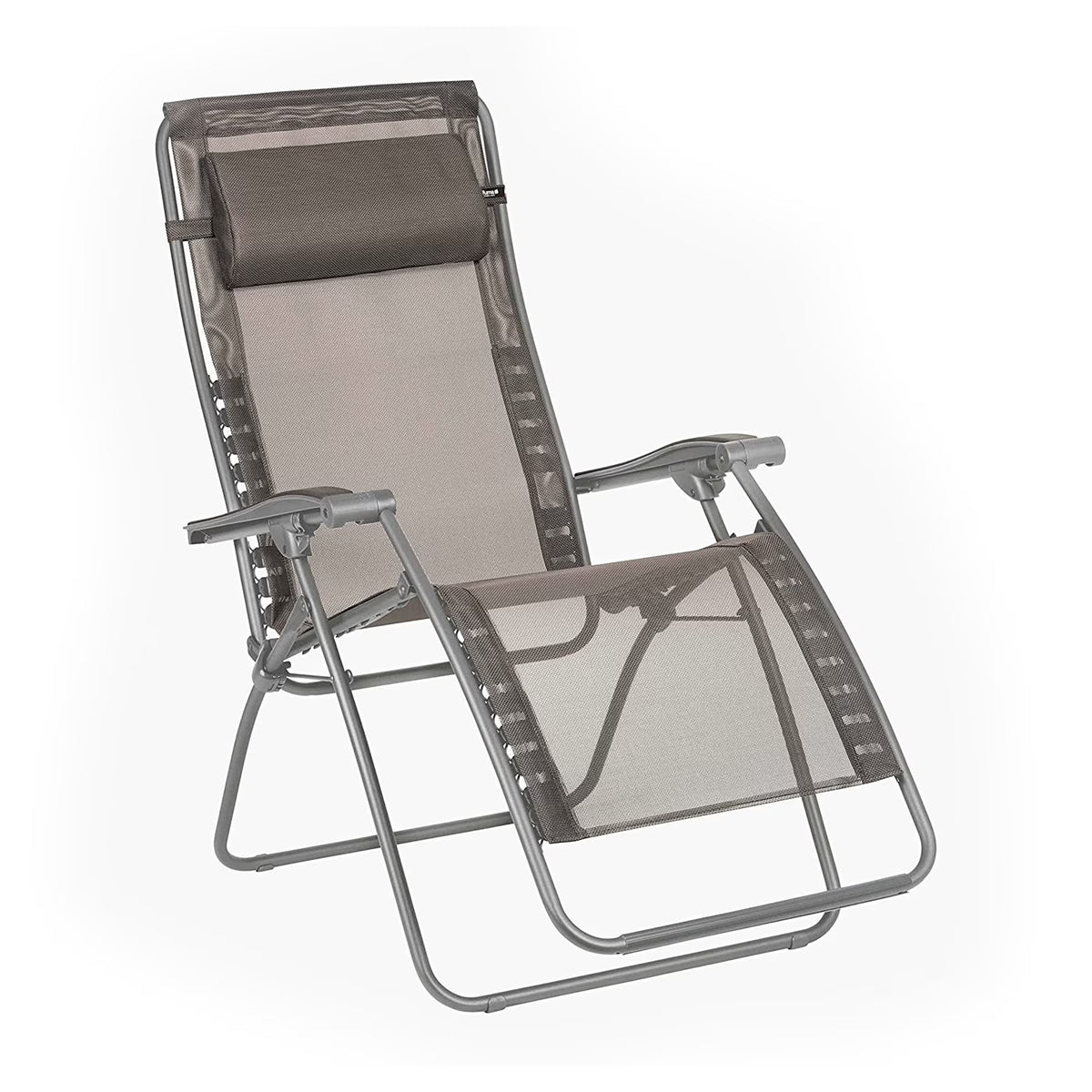 Lafuma R-Clip Batyline Relaxation Zero Gravity Recliner Chair, Graphite