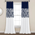 Lush Decor Estate Garden Print Room Darkening Window Curtain Panels Set