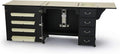 Sewing Cabinet for Sturdy Sewing, Cutting, Quilting, and Crafting with Storage and Airlift, Black Finish
