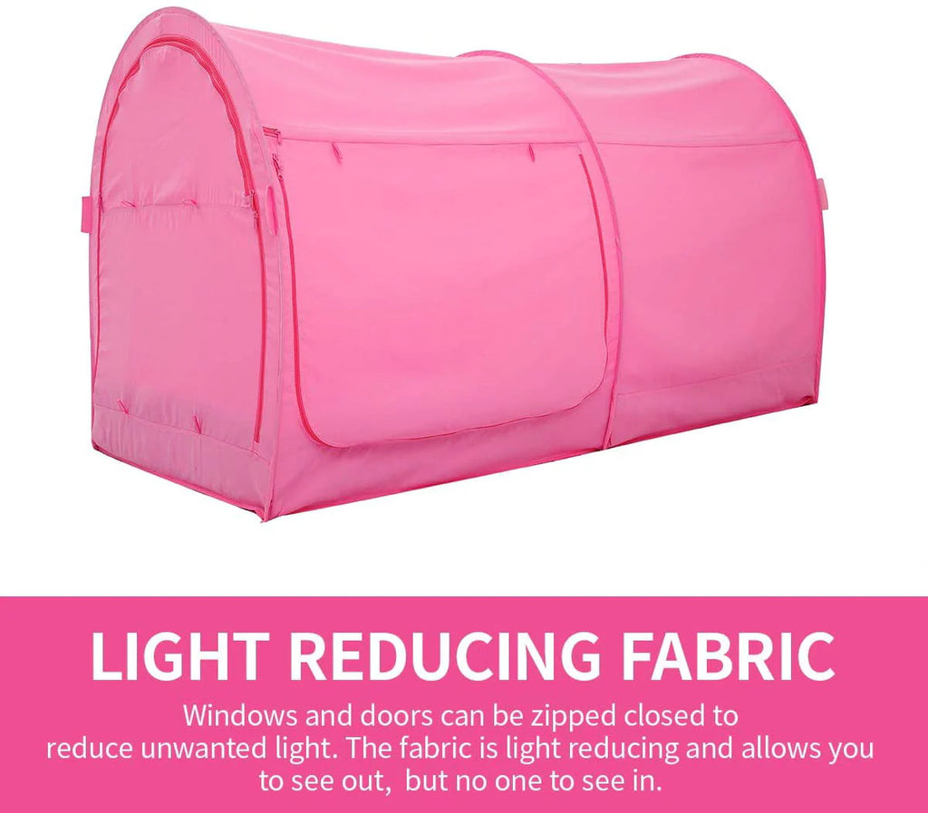 Alvantor Bed Tent Pop Up Canopy Full Pink