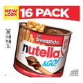 Nutella & GO! Hazelnut and Cocoa Spread With Breadsticks, 1.8 oz, 16 Pack