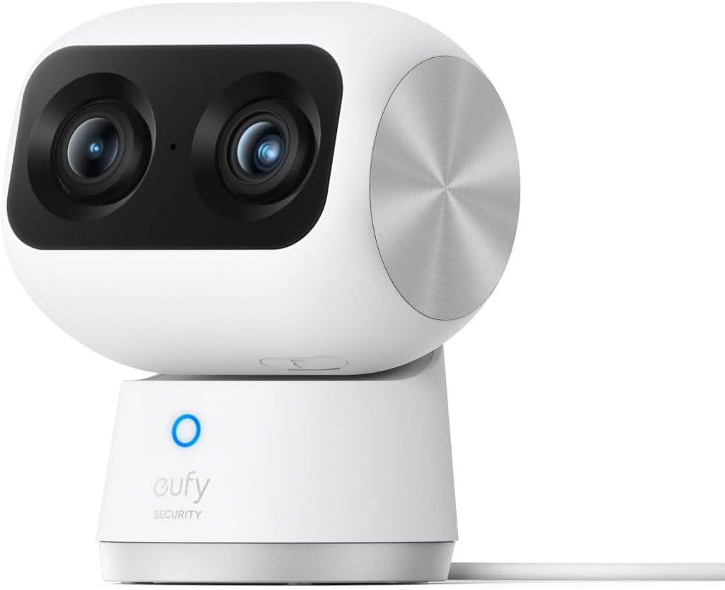 eufy Security Indoor Cam S350, Dual Cameras, 4K UHD Resolution Security Camera with 8 Zoom and 360 PTZ