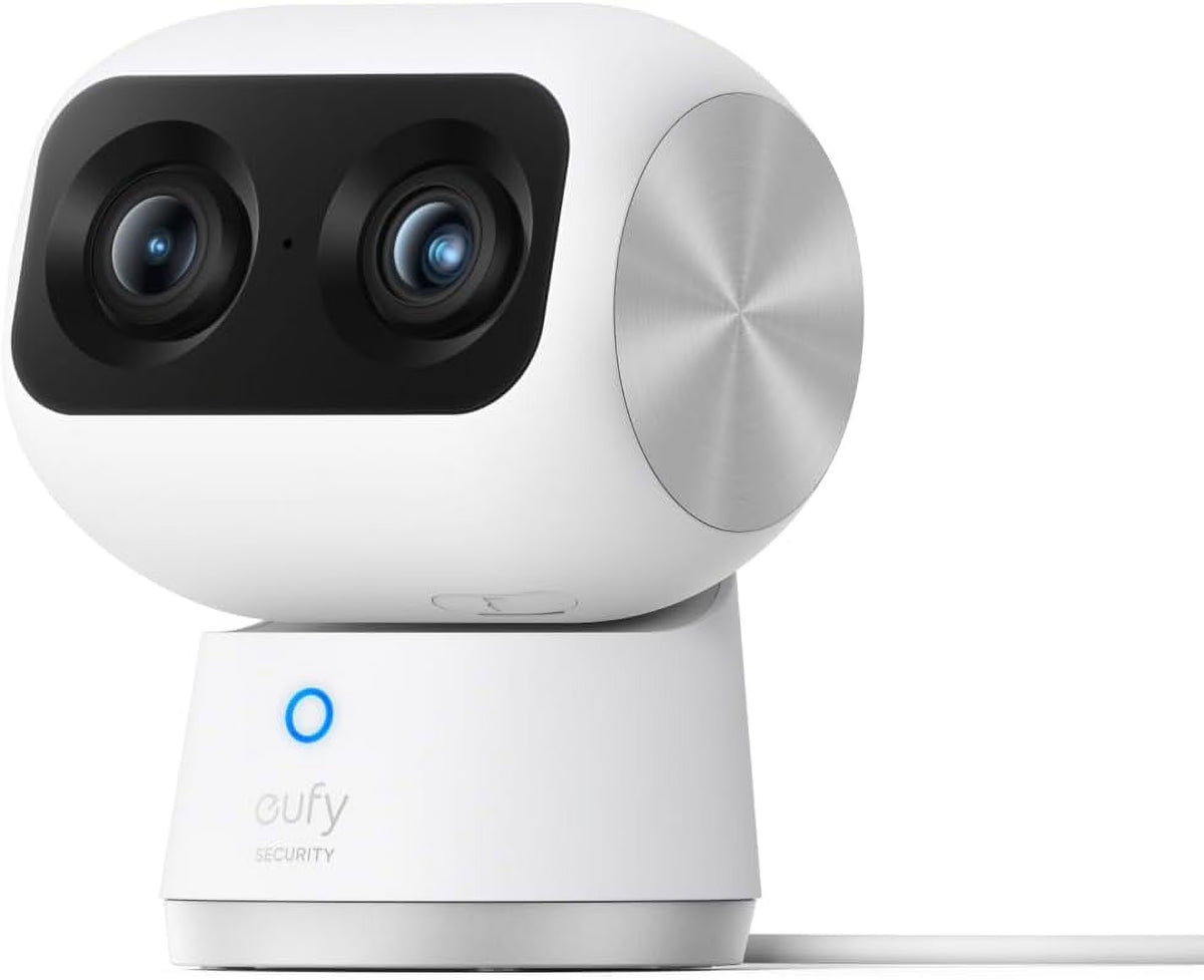 eufy Security Indoor Cam S350, Dual Cameras, 4K UHD Resolution Security Camera with 8 Zoom and 360 PTZ