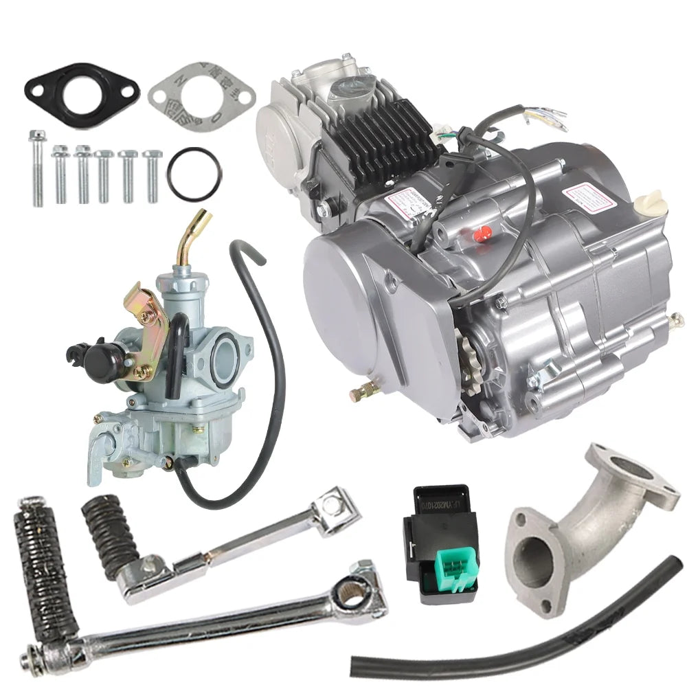 ALL-CARB 125cc 4 Stroke Engine Motor Kit Dirt Pit Bike For Honda CRF50 XR50 Z50