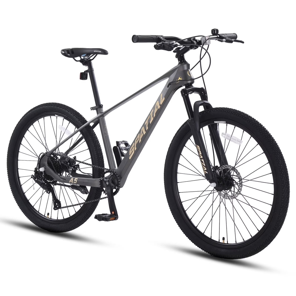 SPATIAL 24/26/27.5/29 inch Mountain Bike,8/21 Speed Lightweight Aluminum Magensium Frame Mountain Bicycle,Fits Men Women Teenagers Adult Disc Brake MTB Bicycle