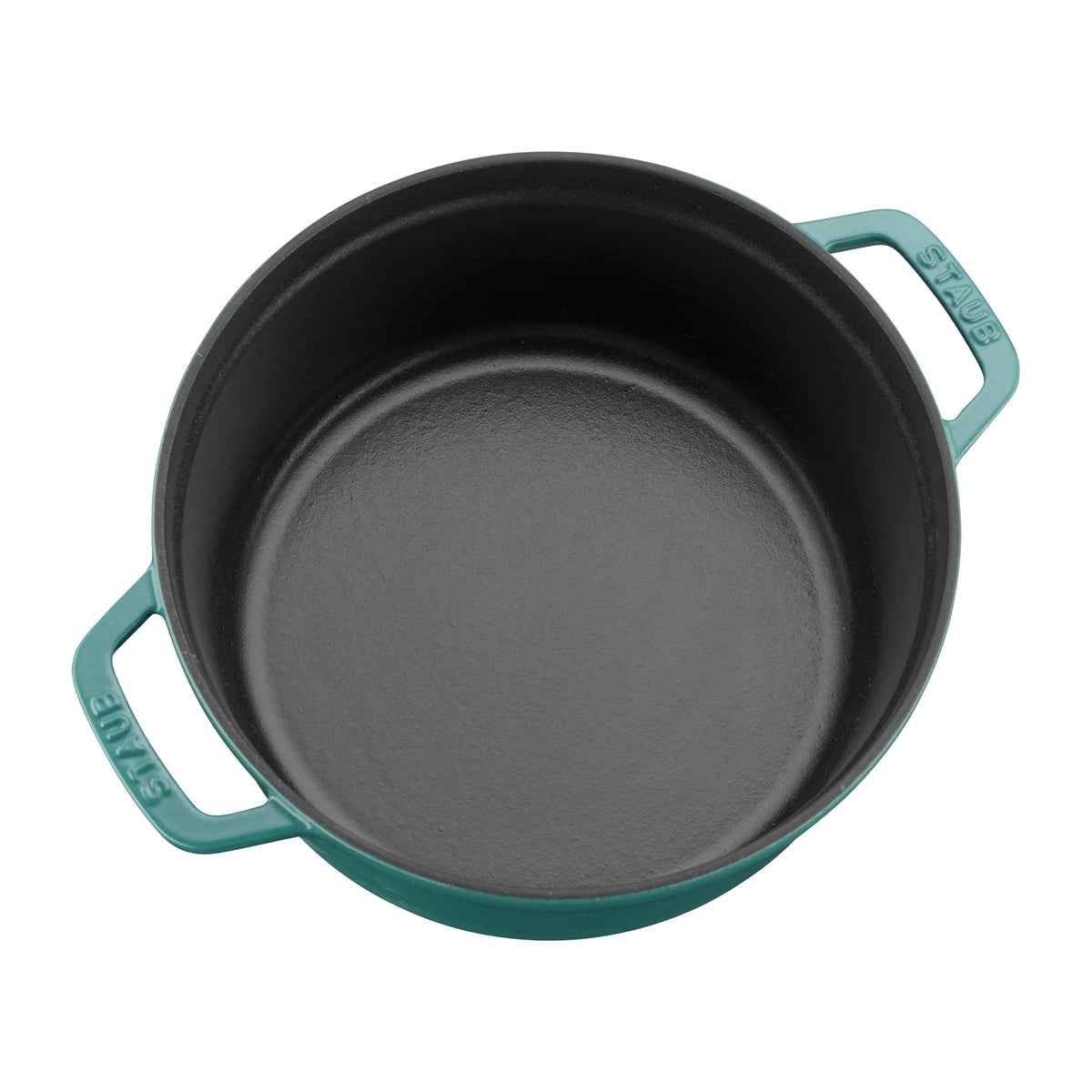 Staub Cast Iron 4-qt Round Cocotte - Matte Black