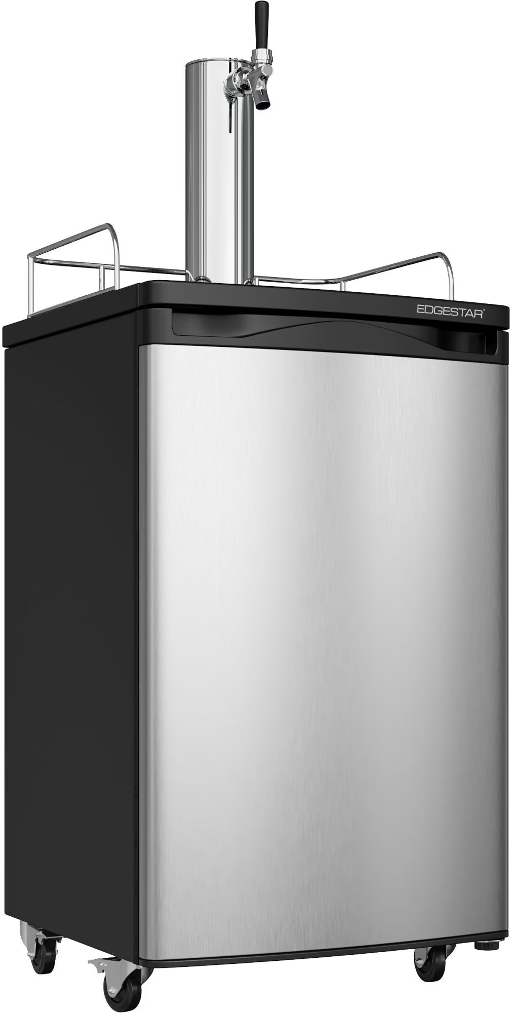 Edgestar Kc2000twin 20" Wide Dual Tap Kegerator For Full Size Kegs - Stainless Steel