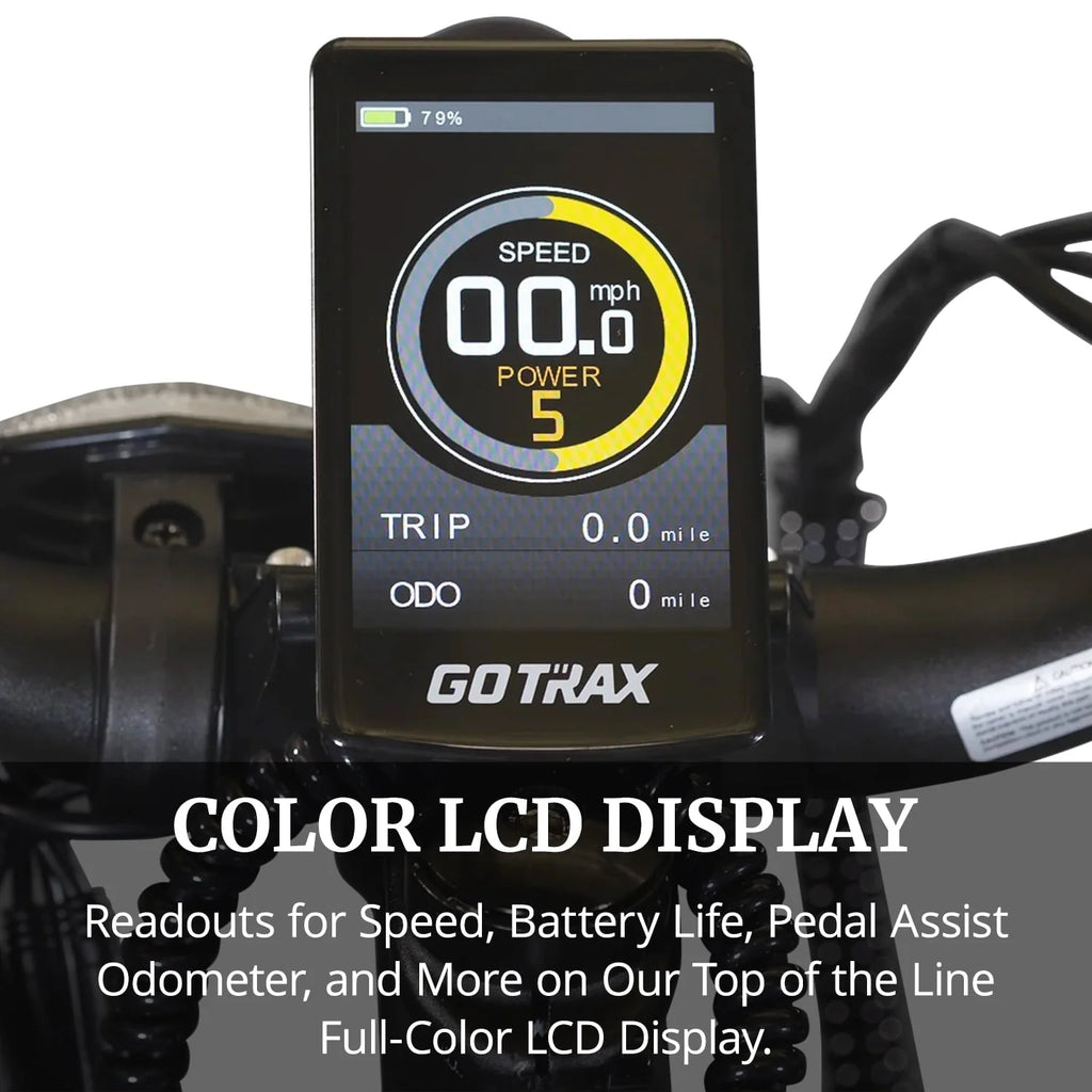GOTRAX Tundra Electric Bike for Adults, 750W 48V 26" x 4" Fat Tire Adult Dirt Electric Bicycle, 20MPH All Terrain Electric Mountain Bike, Step over, Silver