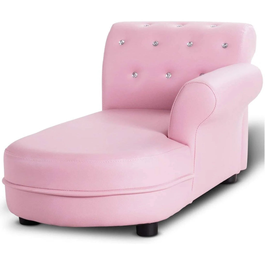 Bilot Kids Sofa, Toddler Couch w/PVC Leather and Solid Wood Frame, Toddler Furniture Kids Couch for Children's Room, Kindergarten, Living Room, ASTM and CPSIA Certified, Children Chaise Lounge